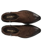 DUCCIO DEL DUCA DARK BROWN TEXAN ANKLE BOOT