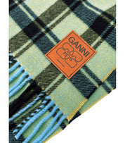 SCIARPA CHECK YELLOW PEAR GANNI