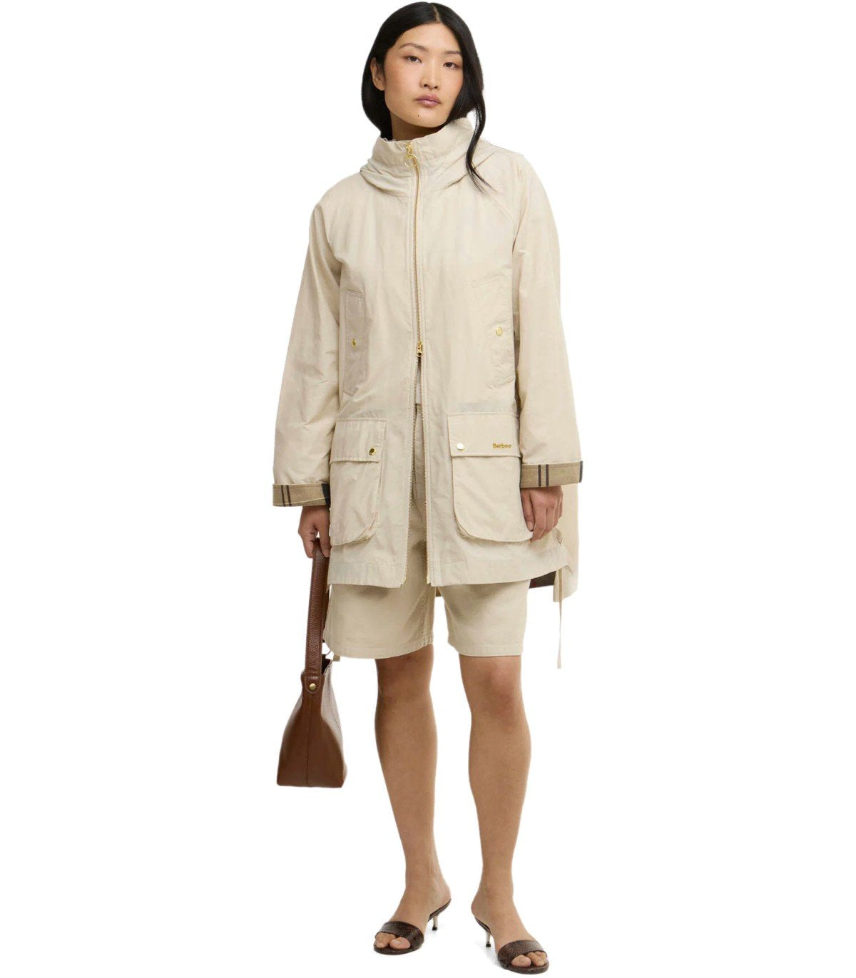BARBOUR MIDDELMARCH BEIGE HOODED JACKET