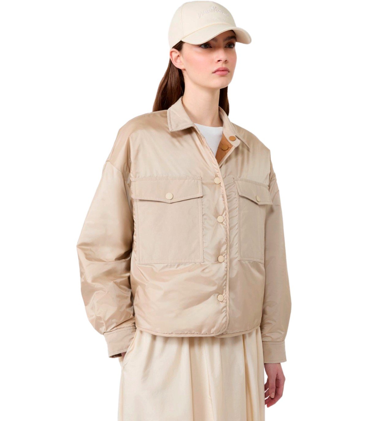 REVERSIBLE CORK BEIGE JACKET MAX MARA WEEKEND