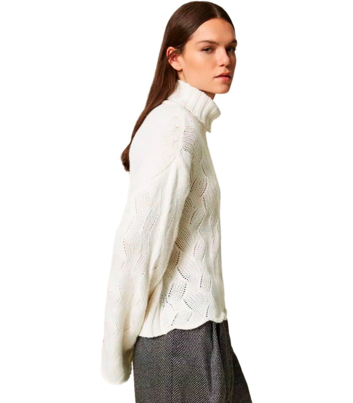 MAGLIONE DOLCEVITA NEVE TWINSET