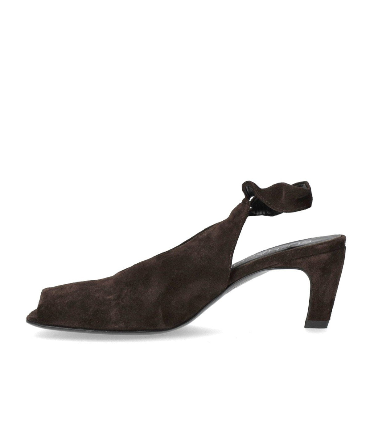 ELENA IACHI DARK BROWN HEELED SANDAL