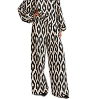 PANTALONE KONTENT BIANCO NERO ESSENTIEL ANTWERP