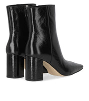 MICHAEL KORS ELISE BLACK HEELED ANKLE BOOT