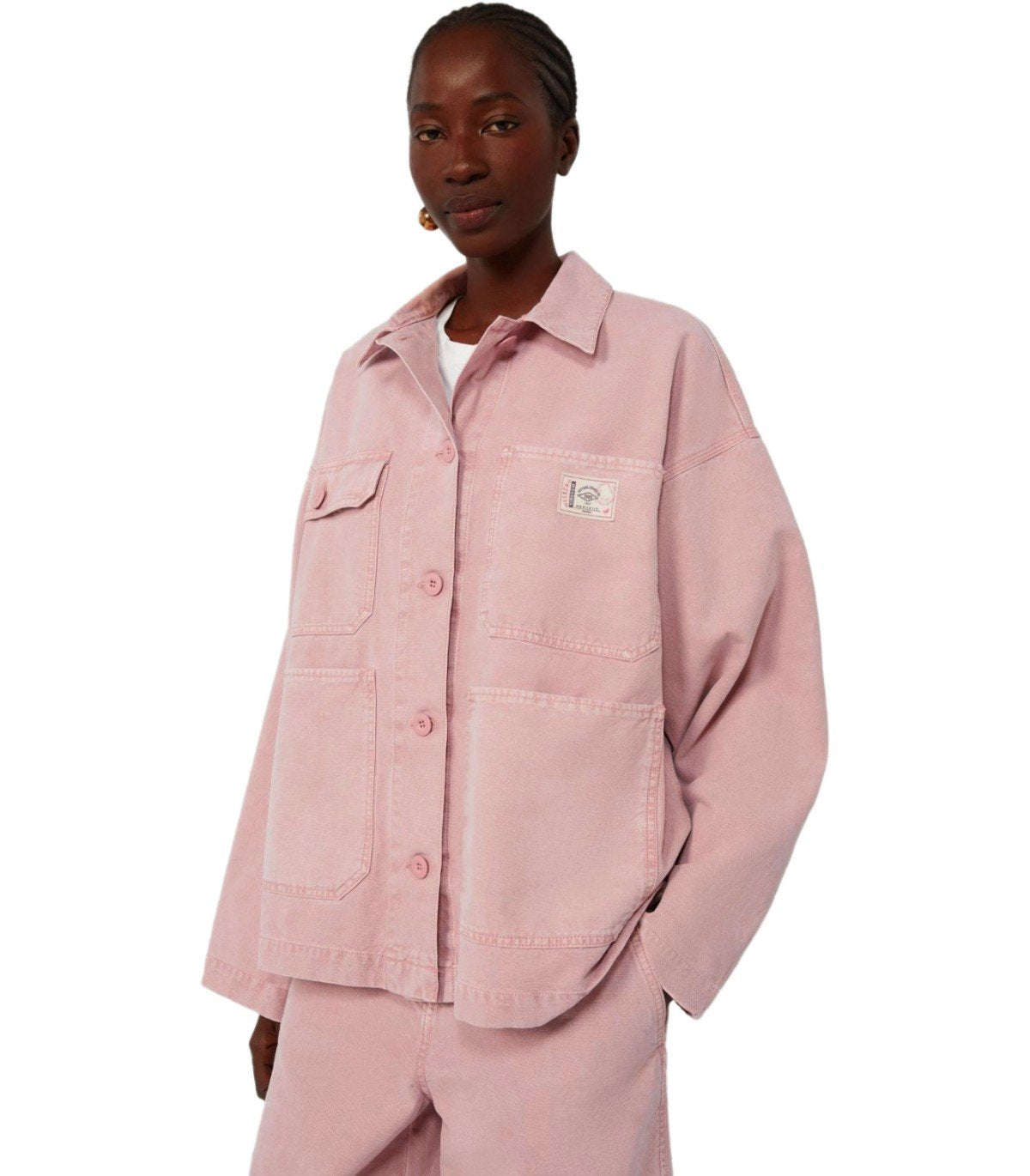 MAX MARA WEEKEND ALBUM PINK SHIRT JACKET