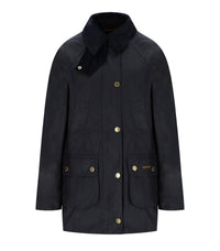 BARBOUR MODERN BEADNELL WAX JACKET NAVY BLUE - 8