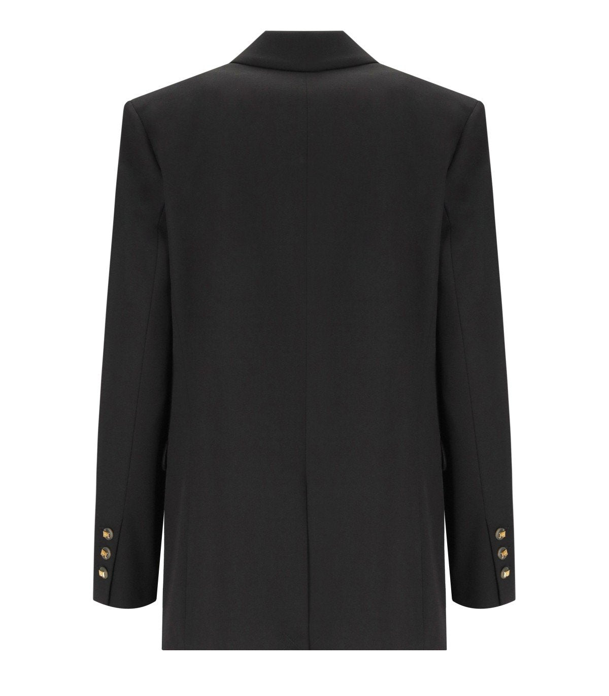 CHAQUETA DE DOBLE BOTONADURA NEGRA ELISABETTA FRANCHI