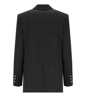 CHAQUETA DE DOBLE BOTONADURA NEGRA ELISABETTA FRANCHI