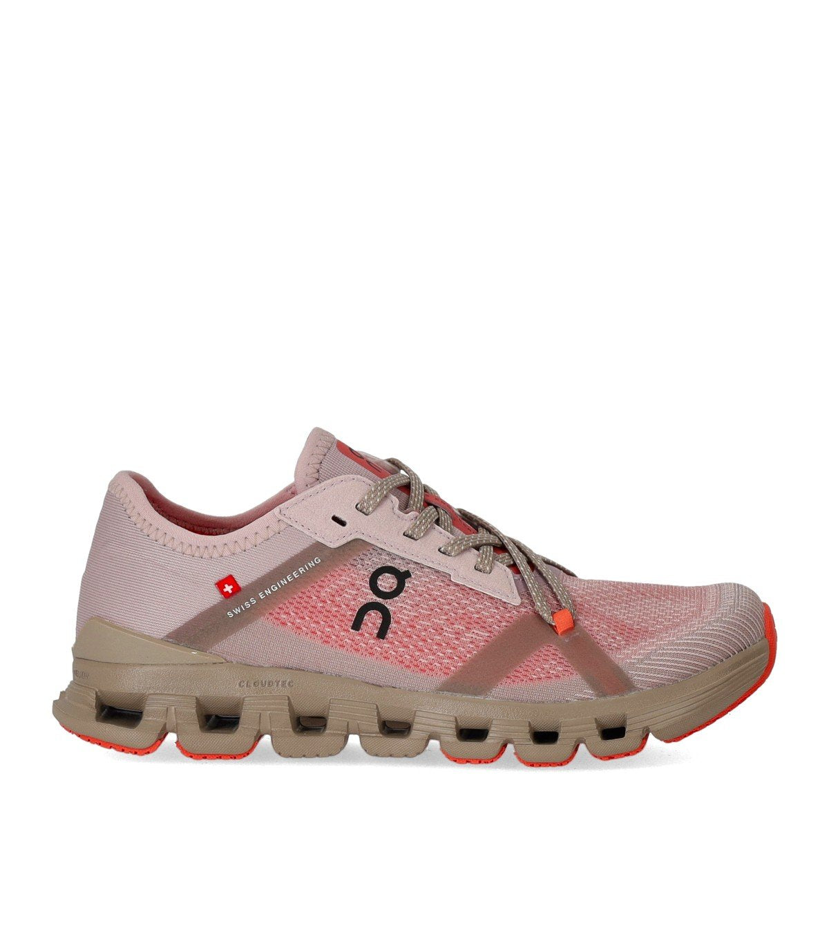 SNEAKER CLOUD X 4 AD MAUVE SALMON ON