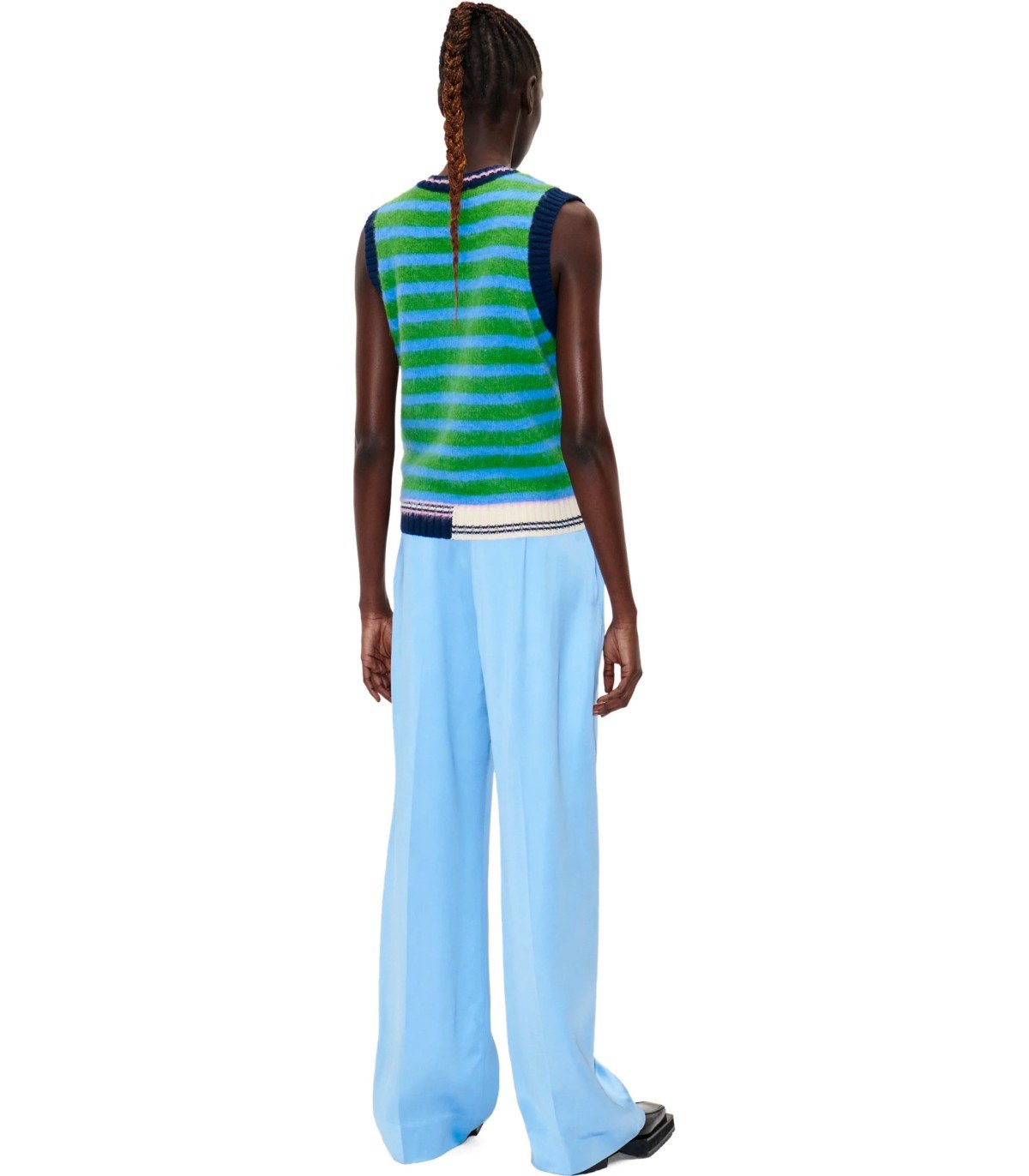 STINE GOYA CIARA HELLBLAUE WIDE LEG HOSE