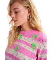 ESSENTIEL ANTWERP JONY AQUA GREEN EARRINGS