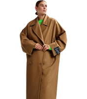 ESSENTIEL ANTWERP JOSJE BROWN TRENCH COAT