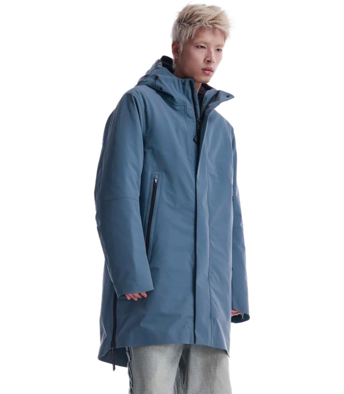 KRAKATAU PLANCK RETRO BLUE PARKA