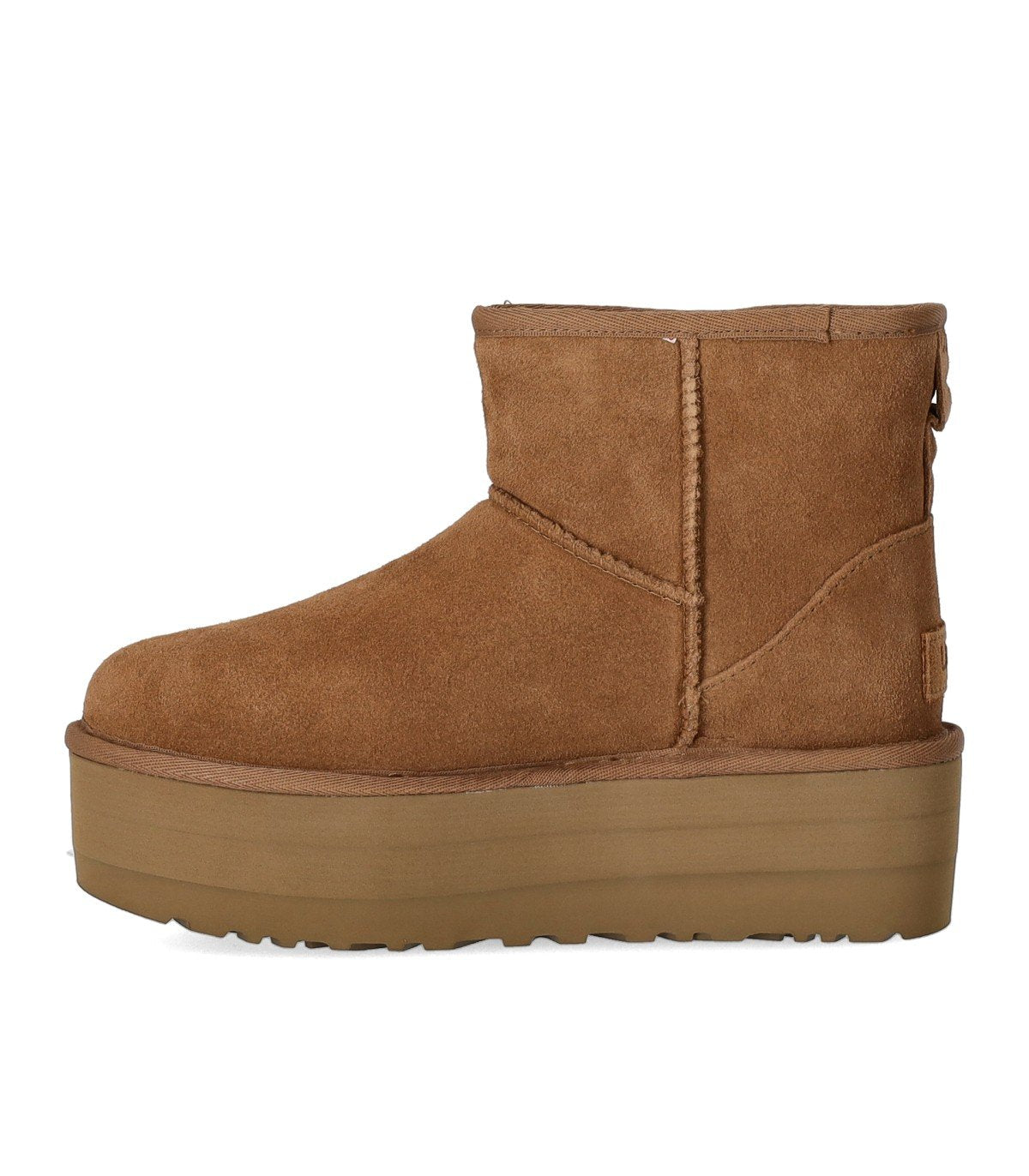 UGG CLASSIC MINI PLATFORM CHESTNUT BOOT