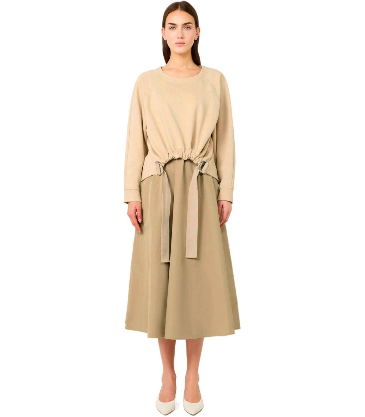 MAX MARA WEEKEND DESTINO BEIGE KLEID