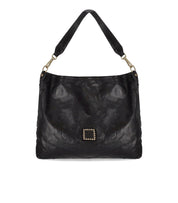 CAMPOMAGGI CARLA L BLACK SHOULDER BAG
