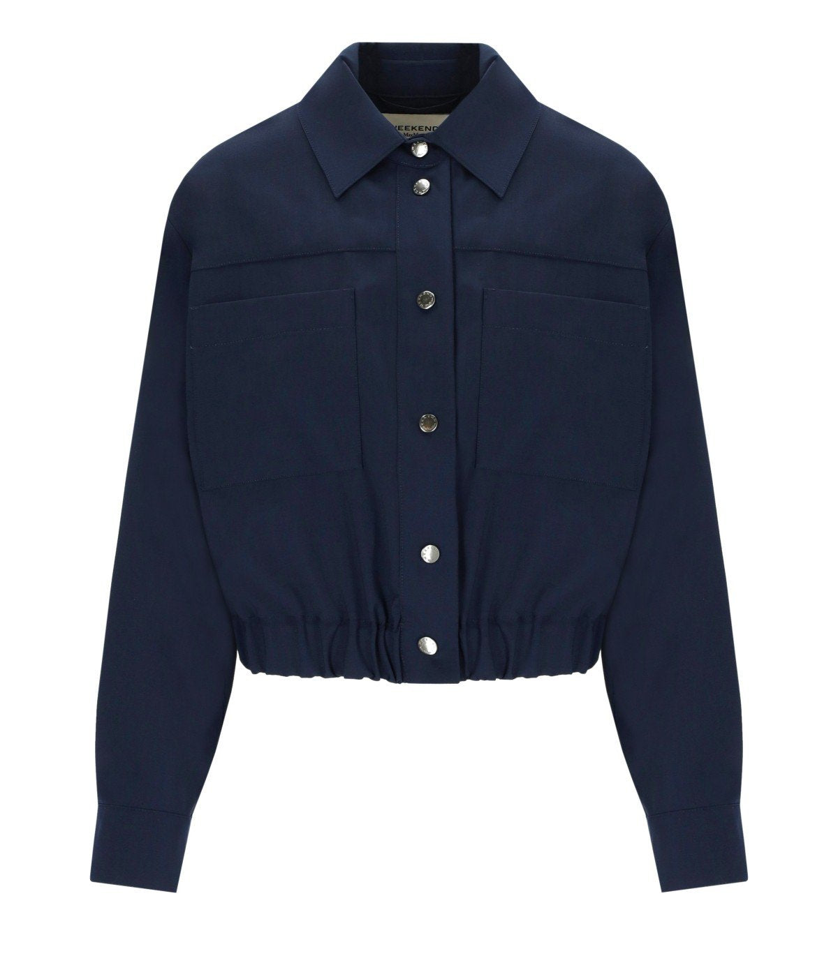 MAX MARA WEEKEND DECANO BLUE SHIRT JACKET