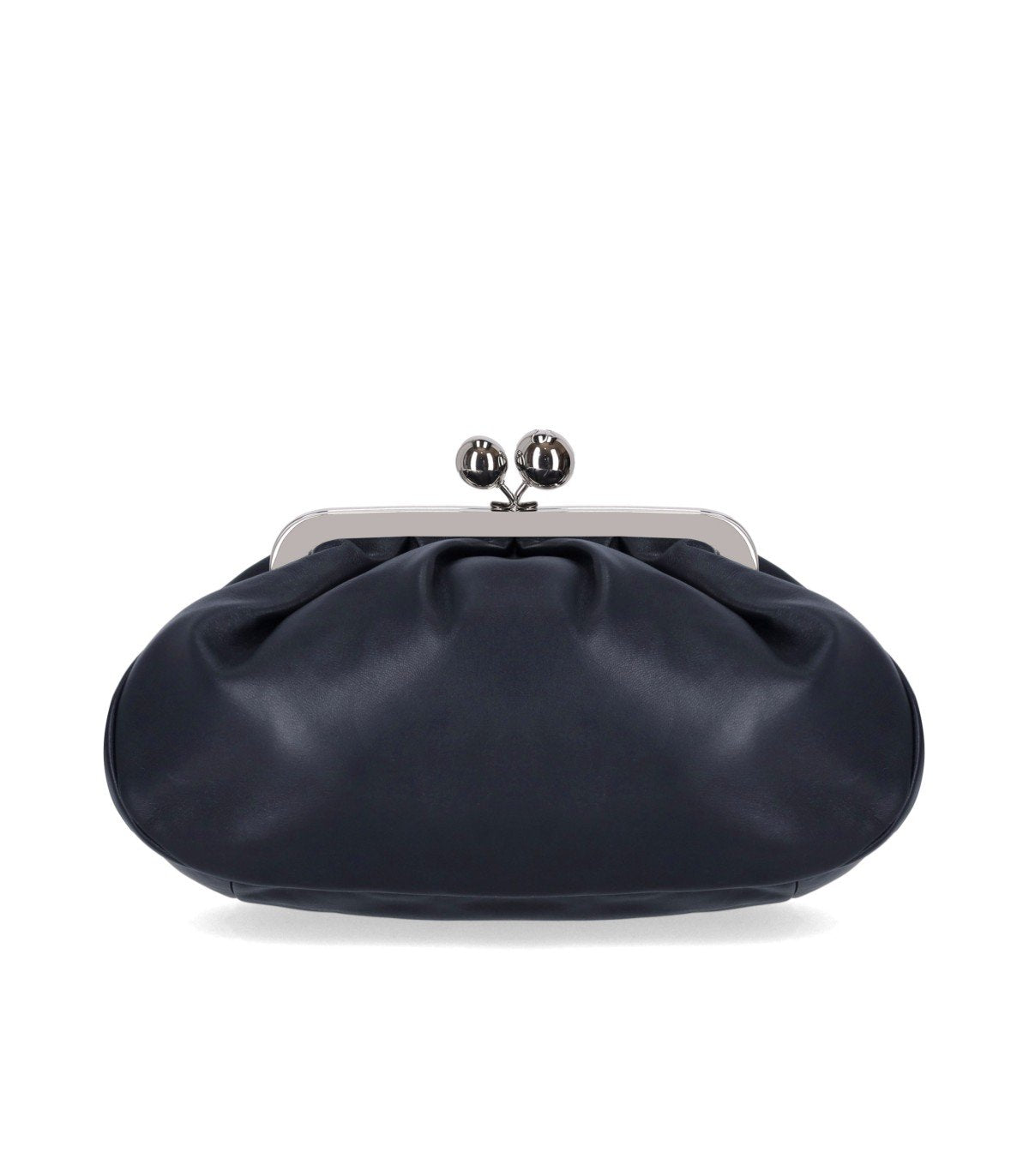 MAX MARA WEEKEND PASTICCINO CUBICO MEDIUM NAVY BLUE CLUTCH