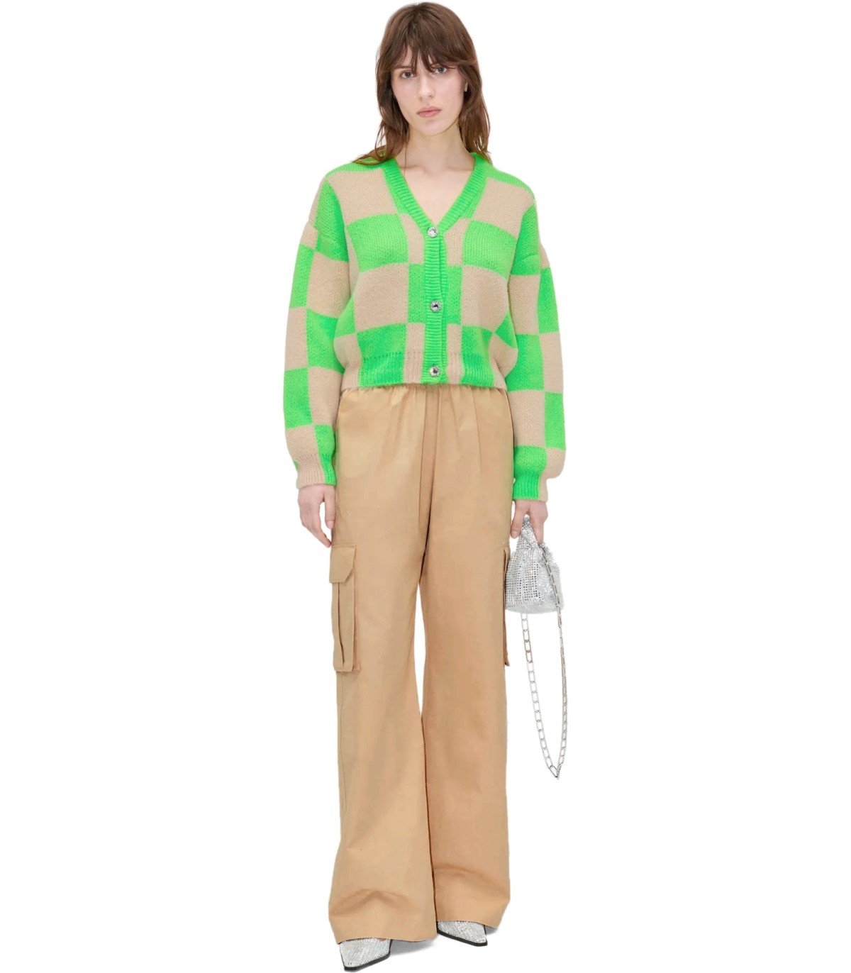 STINE GOYA FATUNA BEIGE CARGO PANTS