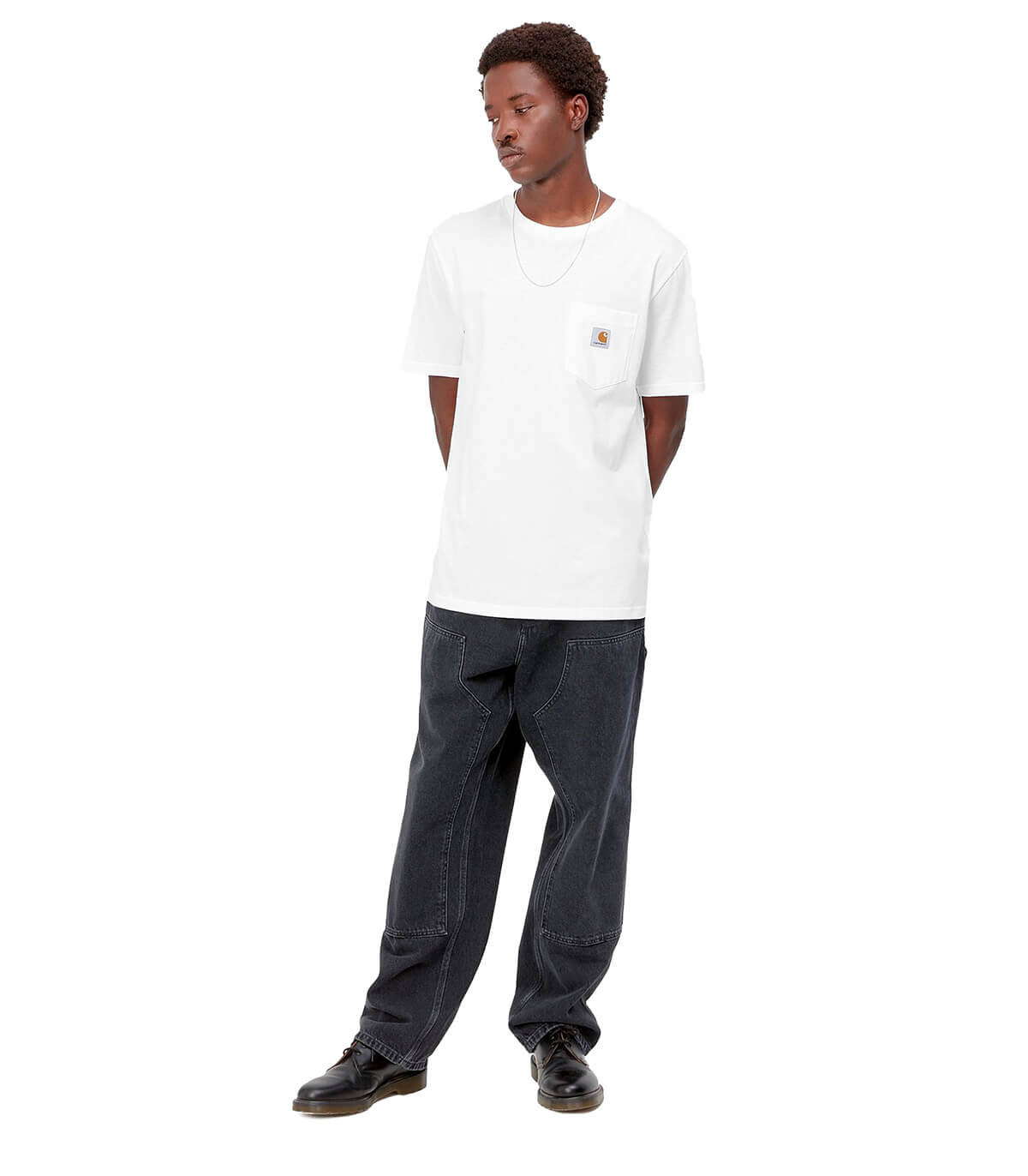 CARHARTT WIP S/S POCKET WHITE T-SHIRT
