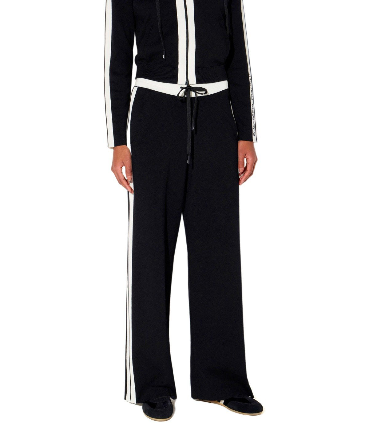 PANTALONE NERO/BURRO ELISABETTA FRANCHI 