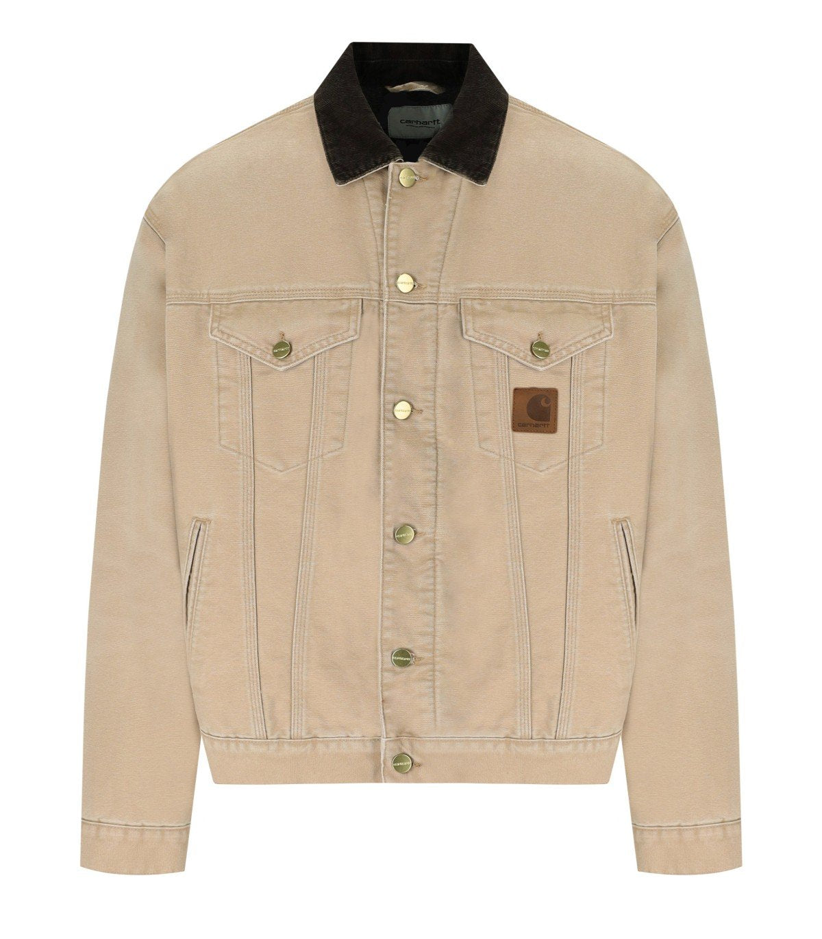 GIACCA DAYTON TRUCKER DUSTY BROWN CARHARTT WIP