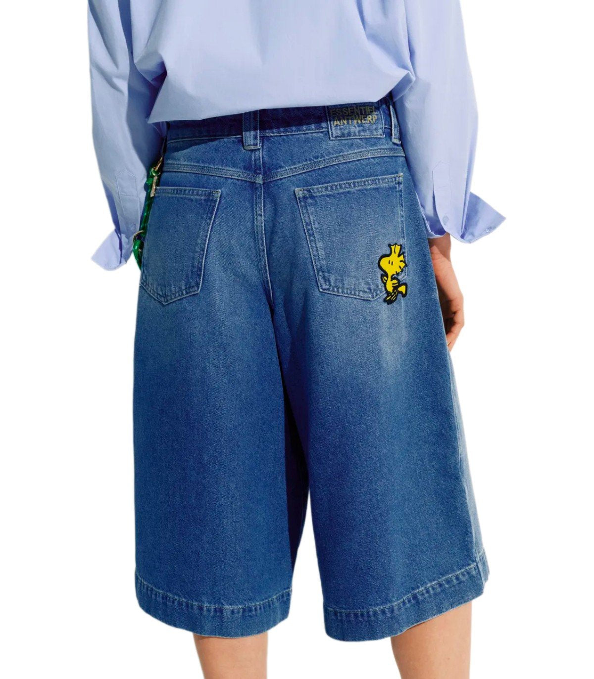 ESSENTIEL ANTWERP JIRMUDA BLUE BERMUDA SHORTS