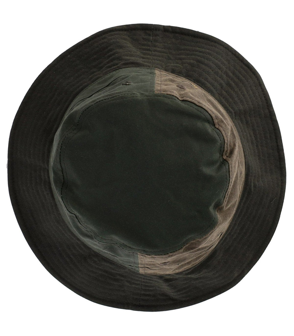 BARBOUR BRACKLEY WAX GREEN BUCKET HAT