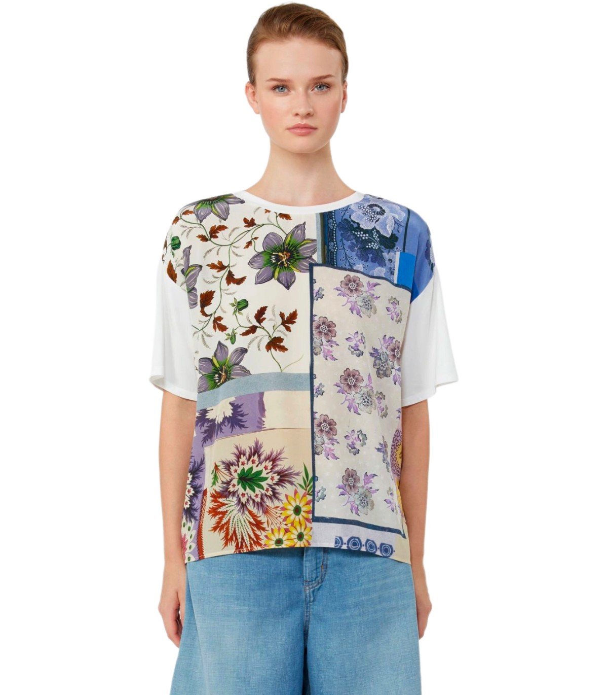 MAX MARA WEEKEND PAMPAS T-SHIRT MIT BLÜMEN