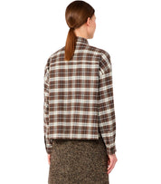 CAMICIA BERLINA CHECK MARRONE MAX MARA WEEKEND