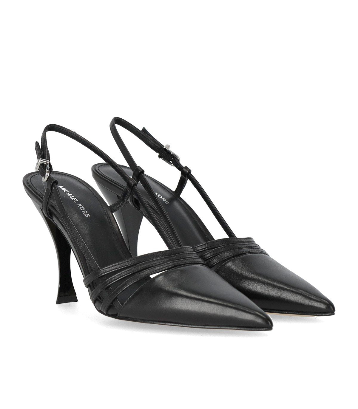 MICHAEL KORS HAISLEY BLACK SLINGBACK PUMP