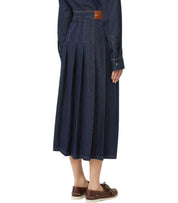 JUPE OVALE DENIM BLEUE MAX MARA WEEKEND