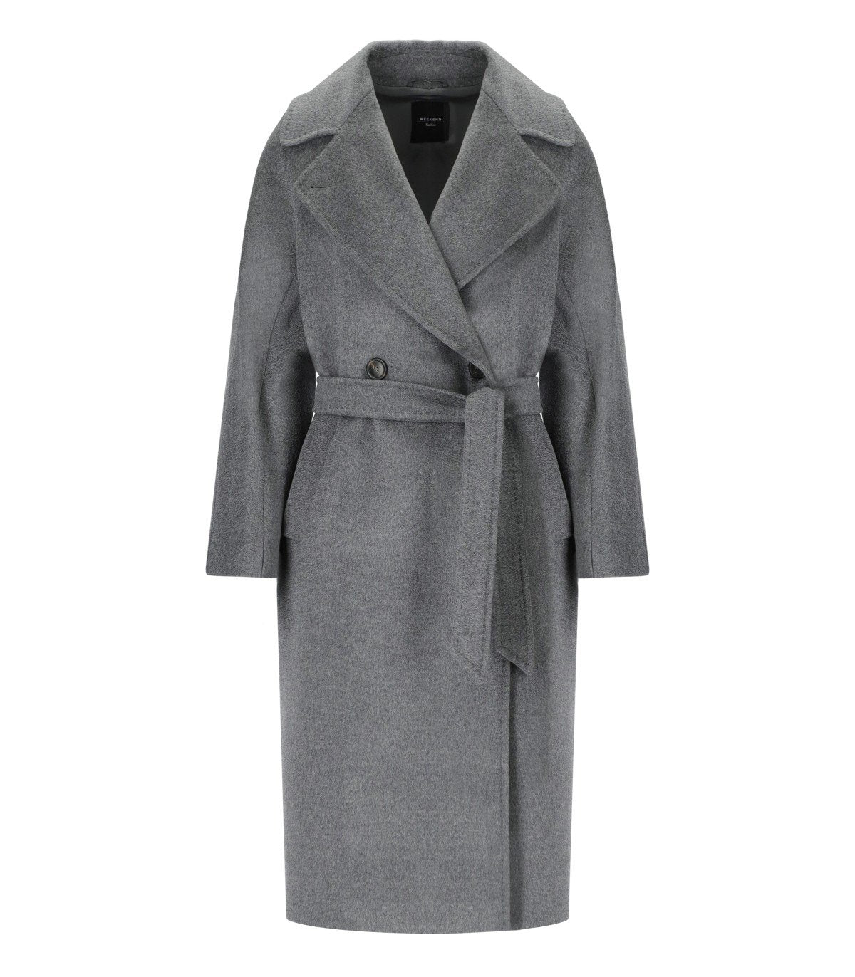 CAPPOTTO CON CINTURA RESINA GRIGIO MAX MARA WEEKEND