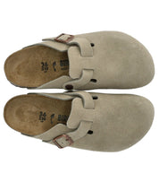 CLOG BOSTON SUEDE TAUPE BIRKENSTOCK