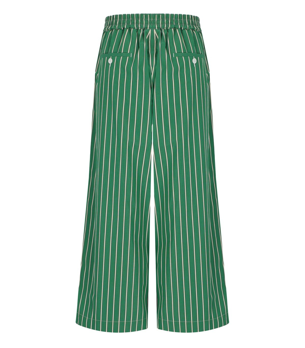 PANTALONE A RIGHE CRESTA BIANCO VERDE MAX MARA WEEKEND