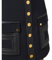 ELISABETTA FRANCHI BLACK MINI SKIRT