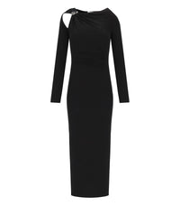 MARELLA PATTO LANGE ZWARTE JURK - XS
