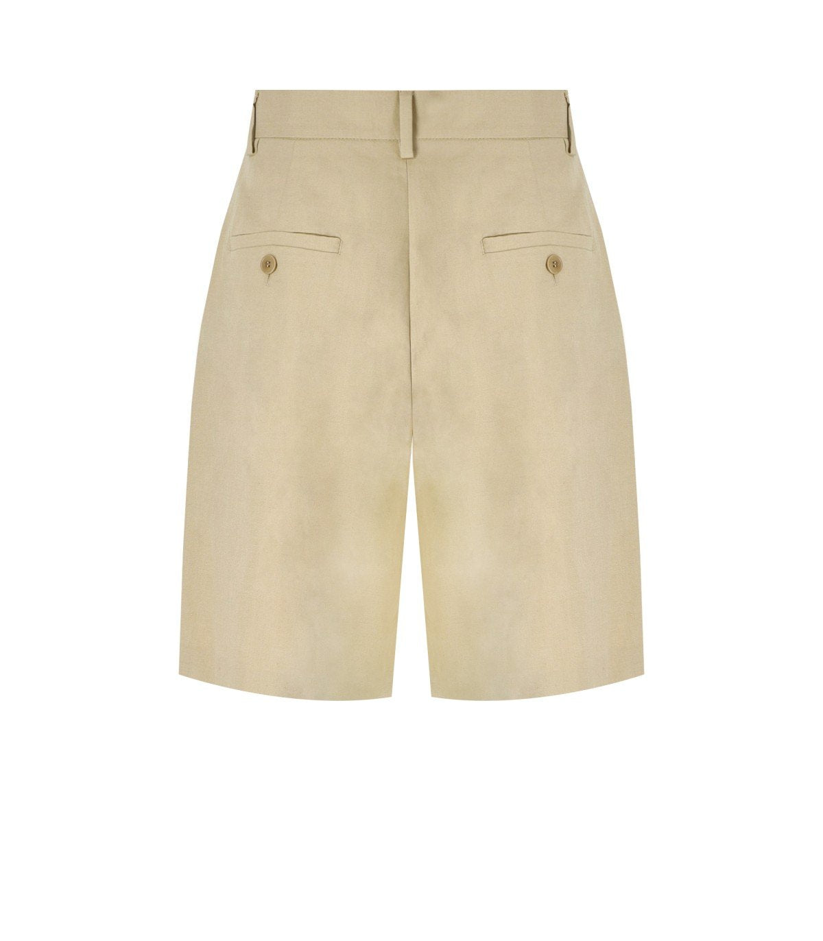 ショートパンツ WEEKEND MAX MARA BEIGE BERMUDA SHORTS IN COTTON AND LINEN Weekend Max Mara Beige Bermuda shorts in cotton and linen