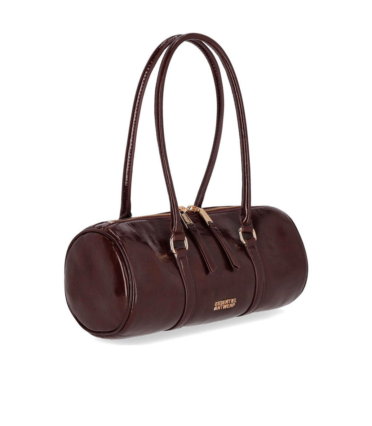 ESSENTIEL ANTWERP KENNETH BROWN SHOULDER BAG