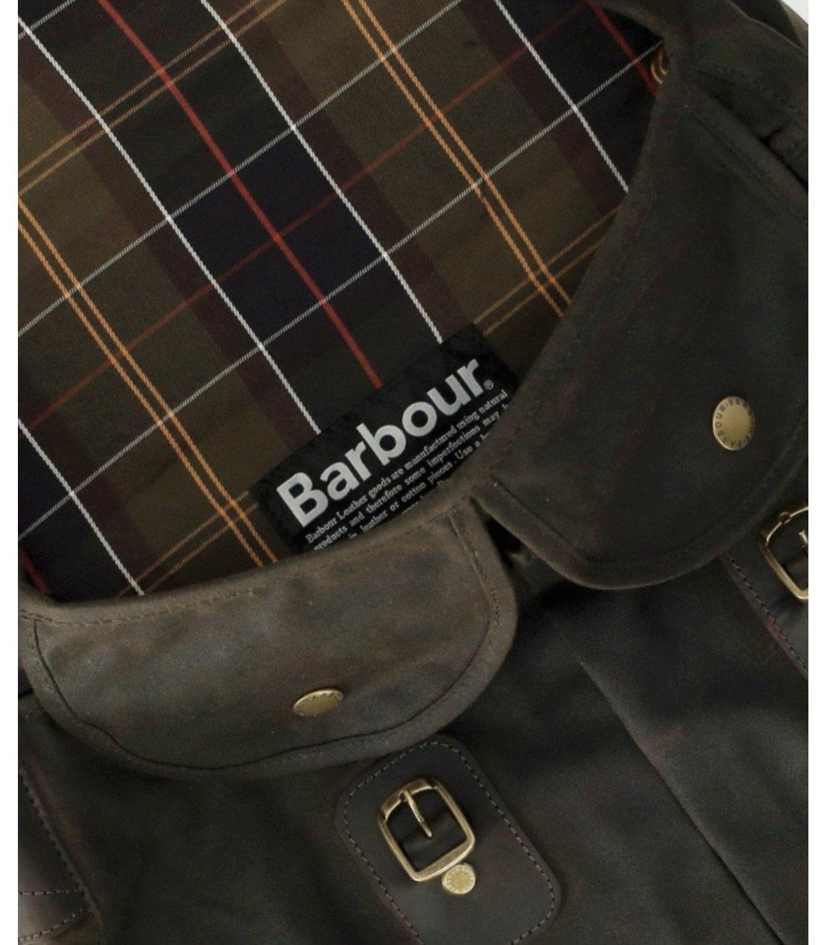 BARBOUR TARRAS WAX OLIVGRÜNE UMHÄNGETASCHE
