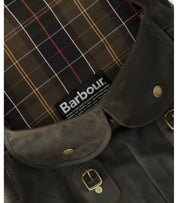 BARBOUR TARRAS WAX OLIVGRÜNE UMHÄNGETASCHE