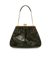MAX MARA WEEKEND PASTICCINO MIRTE GREEN CLUTCH BAG