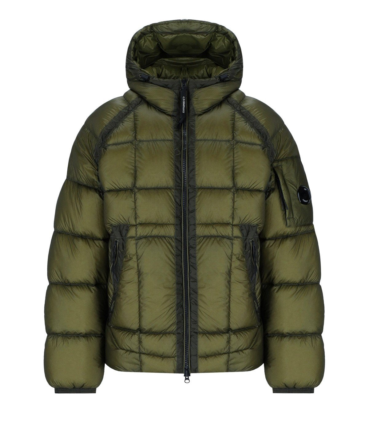 C.P. COMPANY D.D. SHELL CAPERS DAUNENJACKE MIT KAPUZE