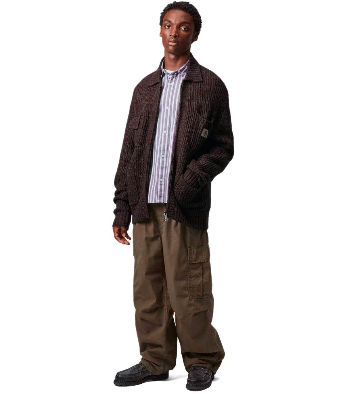 CARHARTT WIP CHORE PALISANDER CARDIGAN
