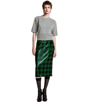 ESSENTIEL ANTWERP KNITWEAR GRÜN SCHWARZ ROCK