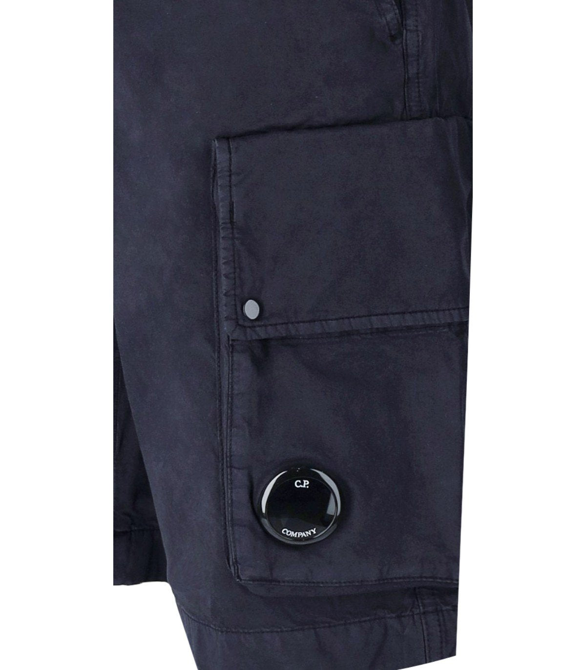 C.P. COMPANY BLUE CARGO BERMUDA SHORTS
