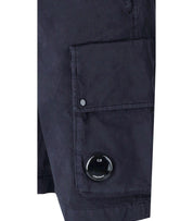 C.P. COMPANY BLUE CARGO BERMUDA SHORTS