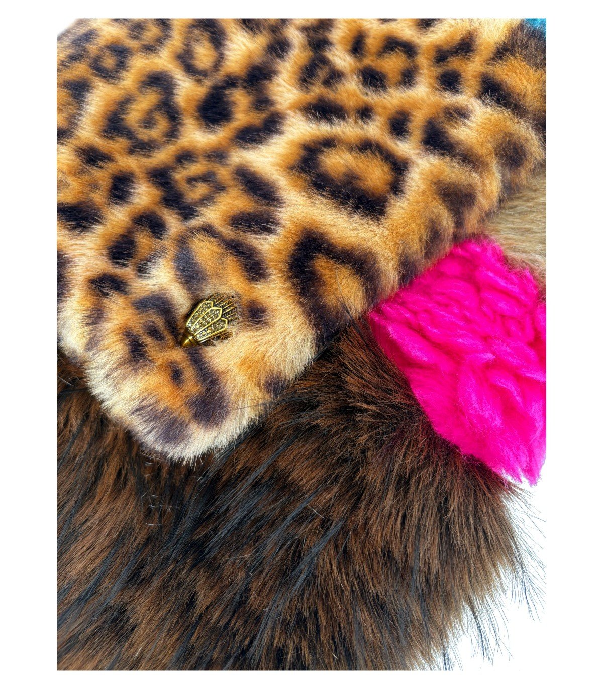 KURT GEIGER POPPY MULTICOLORED SCARF