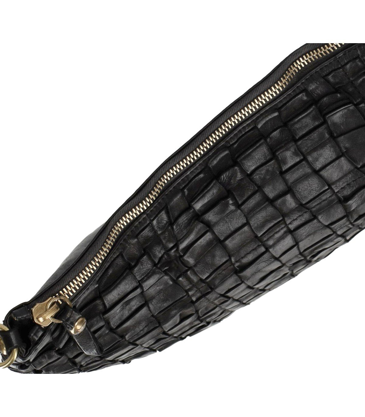 CAMPOMAGGI CARLA L BLACK SHOULDER BAG