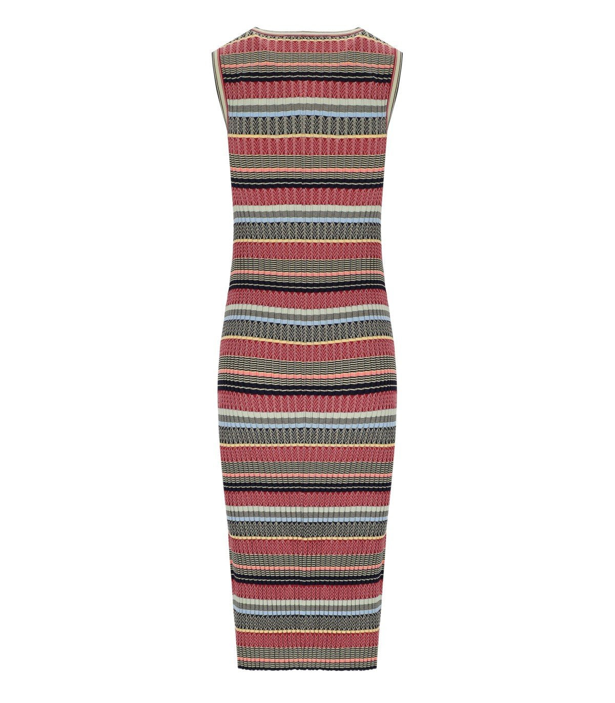 MAX MARA WEEKEND SNOB MEERKLEURIGE MIDI JURK